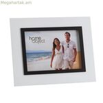 Լուսանկարի շրջանակ՝ սպիտակ, սև, բյուրեղապակյա պոլիստիրոլից 13 x 18 սմ 24,5 X 1,5 X 19,5 սմ