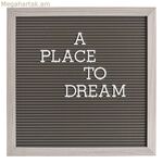 Գունազարդում մոխրագույն PVC 30 x 2,5 x 30 սմ