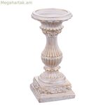 Մոմակալ սպիտակ խեժից՝ Սուրբ Ծննդյան 9 x 9 x 19,5 սմ