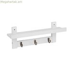 Դարակ սպիտակ բամբուկից 49 x 12 x 18 սմ