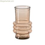 Ծաղկաման՝ շամպայնի վերամշակված ապակուց 10 x 10 x 17 սմ