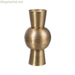 Ծաղկաման՝ ոսկեգույն, ալյումինե, 20,3 x 20,3 x 41,9 սմ