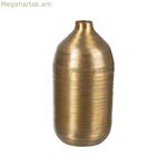 Ծաղկաման՝ ոսկեգույն ալյումինե 19,7 x 19,7 x 41,3 սմ
