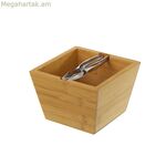 «Ընկույզկոտրիչ» արծաթե բնական մետաղական բամբուկ 16 x 16 x 11 սմ