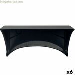 Պաշտպանիչ պատյան Aktive սև 183 x 76 x 76 սմ Սեղանի պարագաներ Cars Road (6 հատ)