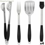 Խորովածի պարագաների հավաքածու Aktive 4 կտորից, խորովածի չժանգոտվող պողպատ 10 x 42 x 4 սմ (4 հատ)