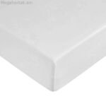 Հաստատված ներքևի սավան Decolores Liso սպիտակ Single Smooth