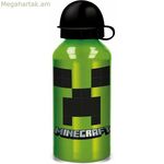 Շիշ Minecraft Creeper Green 400 մլ սիլիկոնե ալյումինե