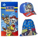 Ծովափնյա սրբիչ The Paw Patrol կապույտ 27 x 33 x 7 սմ 3 հատ