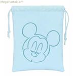 Միկի Մաուսի մանկական բաց կապույտ պոլիուրեթանային տոպրակ 20 x 25 սմ