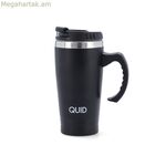 Ջերմային բաժակ կափարիչով Quid Cocco բռնակով, չժանգոտվող պողպատ, սև 450 մլ