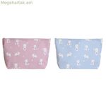 Ճանապարհորդական իրերի պահարան DKD տան դեկորի համար՝ կապույտ վարդագույն, պոլիալգոդոն ոսոս, 33 x 8 x 21 սմ (2 հատ)