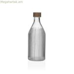 Versa Glass ալյումինե շերտավոր շիշ 1 լ 9,8 x 25,1 x 9,8 սմ