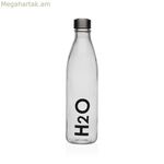 Ջրի շիշ Versa թափանցիկ ապակի ալյումինե 1 լ 8 x 31 x 8 սմ