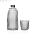 Ջրի շիշ Versa Glass ալյումինե 10,3 x 26 x 10,3 սմ