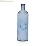 Ջրի շիշ Versa Blue Glass ալյումինե 1,6 L 9,8 x 32,5 x 9,8 սմ