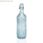 Ջրի շիշ Versa Blue Glass ալյումինե 1 լ 8,1 x 31,5 x 8,1 սմ