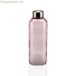 Ջրի շիշ Versa վարդագույն ապակի ալյումինե 1 լ 8,3 x 23,5 x 8,3 սմ