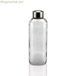 Ջրի շիշ Versa թափանցիկ ապակուց ալյումինե 1 լ 8,3 x 23,5 x 8,3 սմ