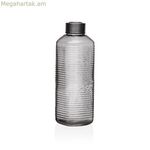 Ջրի շիշ Versa մոխրագույն ապակի ալյումինե 1 լ 8,3 x 23,5 x 8,3 սմ