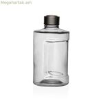 Ջրի շիշ Versa թափանցիկ ապակուց, ալյումինե 900 մլ, 10 x 19 x 10 սմ