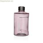 Ջրի շիշ Versa վարդագույն ապակուց, ալյումինե 900 մլ, 10 x 19 x 10 սմ