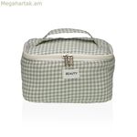 Ճամփորդական պայուսակ Versa Vichy կանաչ պոլիեսթեր տեքստիլ 12 x 12 x 20 սմ