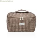 Ճամփորդական իրերի պայուսակ Versa Corduroy Khaki պոլիեսթեր տեքստիլ 12 x 12 x 20 սմ