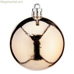 Սուրբ Ծննդյան խաղալիքներ Ø 6 սմ 24 հատ Շամպայն ՊՎՔ