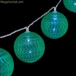 LED գնդիկներից պսակ Ø 5 սմ 2 մ կանաչ