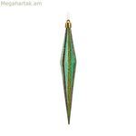 Սուրբ Ծննդյան խաղալիք Krist+ Կարմիր Կանաչ Ոսկեգույն 3 x 8,5 x 19 սմ ձգված