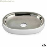 Օճառաման Berilo Սպիտակ Արծաթագույն Չժանգոտվող պողպատ Պլաստիկ 9,5 x 2,5 x 13 սմ 13 x 2,5 x 9,5 սմ (6 հատ)