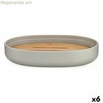 Օճառաման Berilo շագանակագույն մոխրագույն բամբուկե պոլիպրոպիլենային 9,5 x 2,5 x 13 սմ 13 x 2,5 x 9,5 սմ (6 հատ)