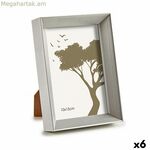 Լուսանկարի շրջանակ՝ նվերների դեկոր, արծաթագույն, ապակի, պլաստիկ (6 հատ)