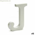 Տառ Pincello J սպիտակ 1,8 x 21 x 17 սմ (12 հատ)