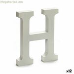 Տառ Pincello H սպիտակ 1,8 x 21 x 17 սմ (12 հատ)