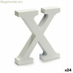 Տառ Pincello X Սպիտակ 2 x 16 x 14,5 սմ (24 հատ)