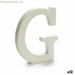 Տառ Pincello G սպիտակ 1,8 x 21 x 17 սմ (12 հատ)