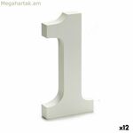 Թիվ Pincello 1 Սպիտակ 1,8 x 21 x 17 սմ (12 հատ)