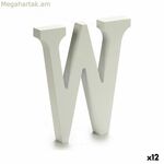 Տառ Pincello W սպիտակ 1,8 x 21 x 17 սմ (12 հատ)