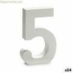 Թիվ Pincello 5 սպիտակ 2 x 16 x 14,5 սմ (24 հատ)