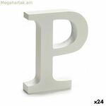 Տառ Pincello P սպիտակ 2 x 16 x 14,5 սմ (24 հատ)