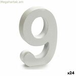 Թիվ Pincello 9 սպիտակ 2 x 16 x 14,5 սմ (24 հատ)