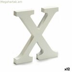 Տառ Pincello X Սպիտակ 1,8 x 21 x 17 սմ (12 հատ)