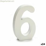 Թիվ Pincello 6 Սպիտակ 2 x 16 x 14,5 սմ (24 հատ)