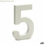 Թիվ Pincello 5 սպիտակ 1,8 x 21 x 17 սմ (12 հատ)