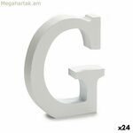 Տառ Pincello G սպիտակ 2 x 16 x 14,5 սմ (24 հատ)