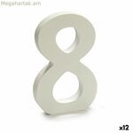 Թիվ Pincello 8 սպիտակ 1,8 x 21 x 17 սմ (12 հատ)