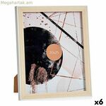 Լուսանկարի շրջանակ՝ նվերների դեկոր, սպիտակ, շագանակագույն, ապակի, պոլիպրոպիլեն (6 հատ)