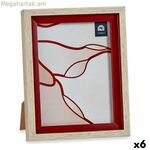 Լուսանկարի շրջանակ Նվերի դեկոր Շագանակագույն Կարմիր Փայտ Ապակի Բյուրեղ Պոլիպրոպիլեն Պլաստիկ (6 հատ)